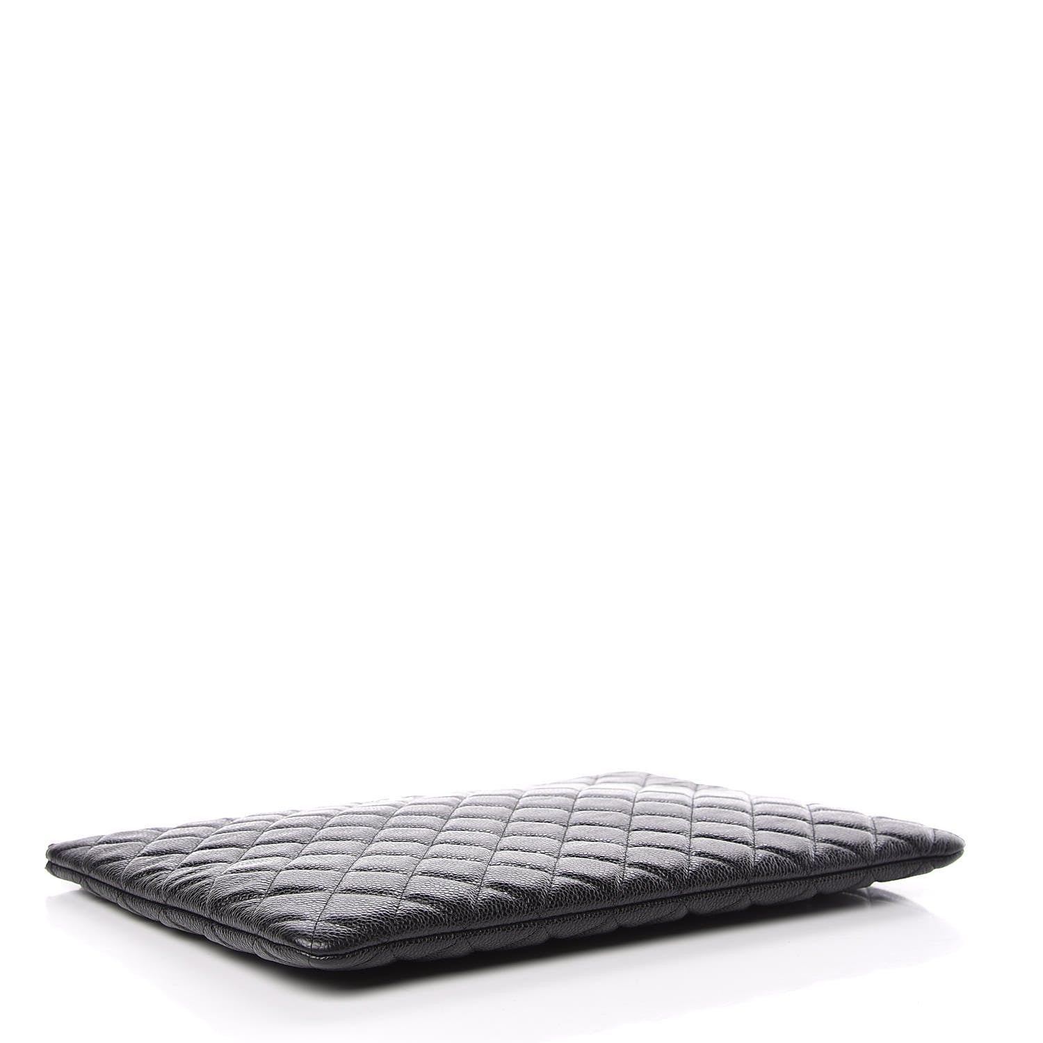 Chanel Caviar Quilted Large Cosmetic Case Black 5 of 10