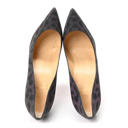 Christian Louboutin Nylon Reflex Leopard Pigalle Follies 100 Pumps 36 Multi 2 of 9