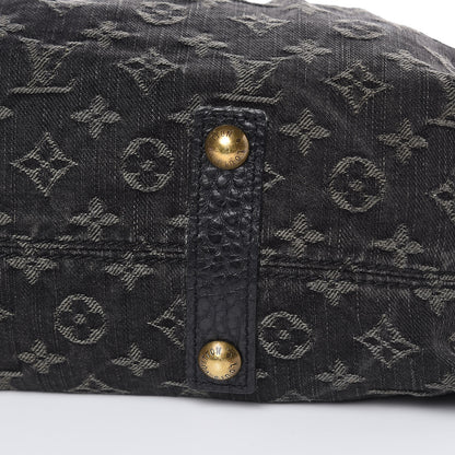 Louis Vuitton Denim Neo Cabby MM Black 9 of 17