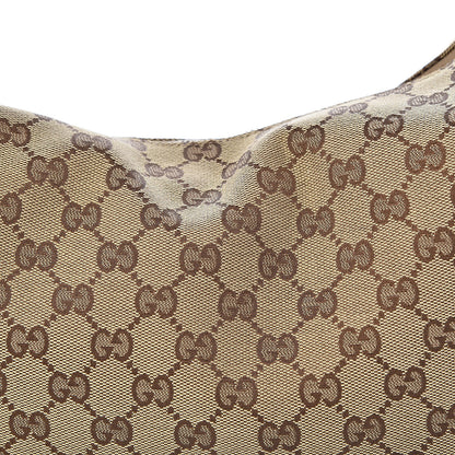 Gucci Monogram Medium Horsebit Chain Hobo Dark Brown 12 of 12