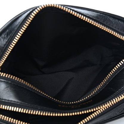 Marc Jacobs Natural Grain Calfskin Quilted The Softshot 21 Bag Black 5 of 7