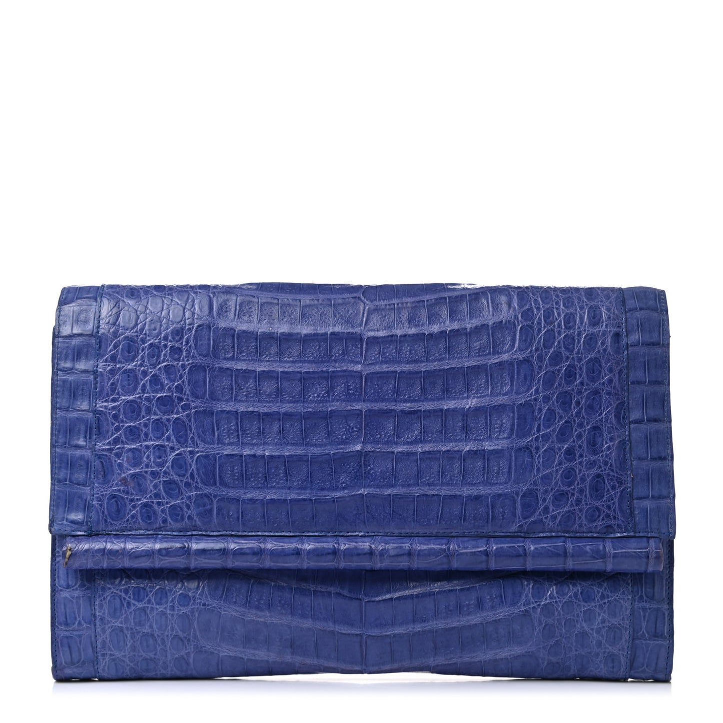 Crocodile Bar Clutch Violet