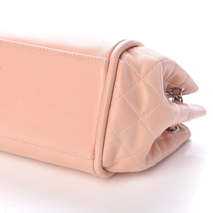 Chanel Lambskin CC Kiss Lock Accordion Bag Rose Clair 6 of 10
