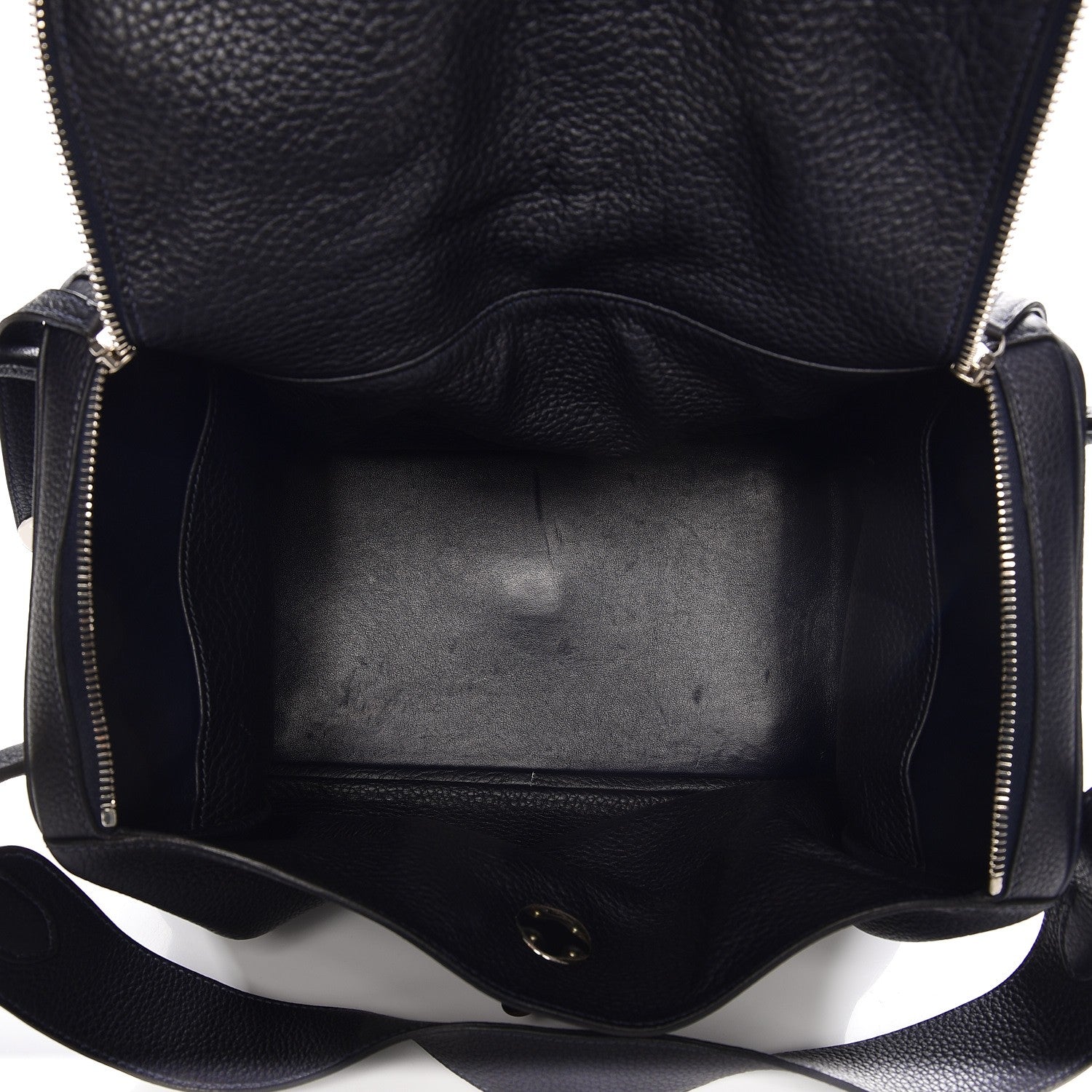 Hermes Taurillon Clemence Lindy 34 Indigo 6 of 11