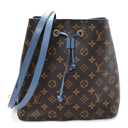 Louis Vuitton Monogram Neonoe MM Blue Jean 1 of 11