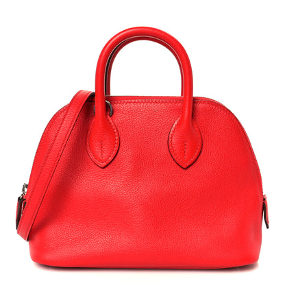 Hermes Chevre Mysore Mini 1923 Bolide Rouge De Coeur 1 of 10