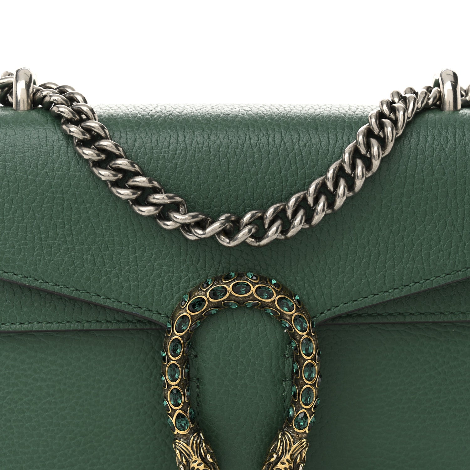 Gucci Calfskin Mini Dionysus Shoulder Bag Emerald 8 of 14