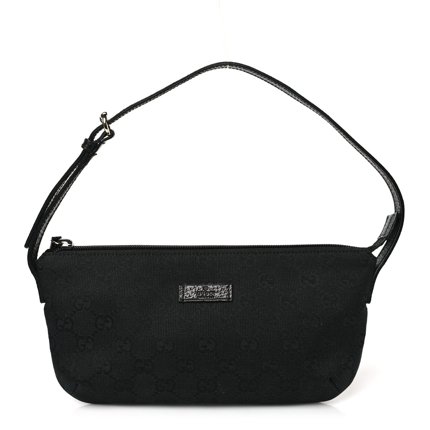 Gucci Monogram Pretty Boat Pochette Black 1 of 10