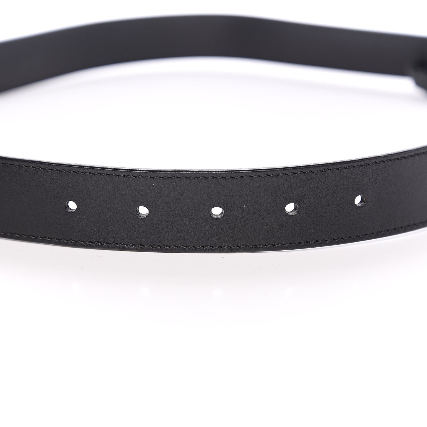 Moon Calfskin Double G 30mm Belt 70 28 Black