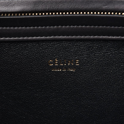 Celine Gingham Woven Medium Phantom Luggage Cobalt 6 of 13