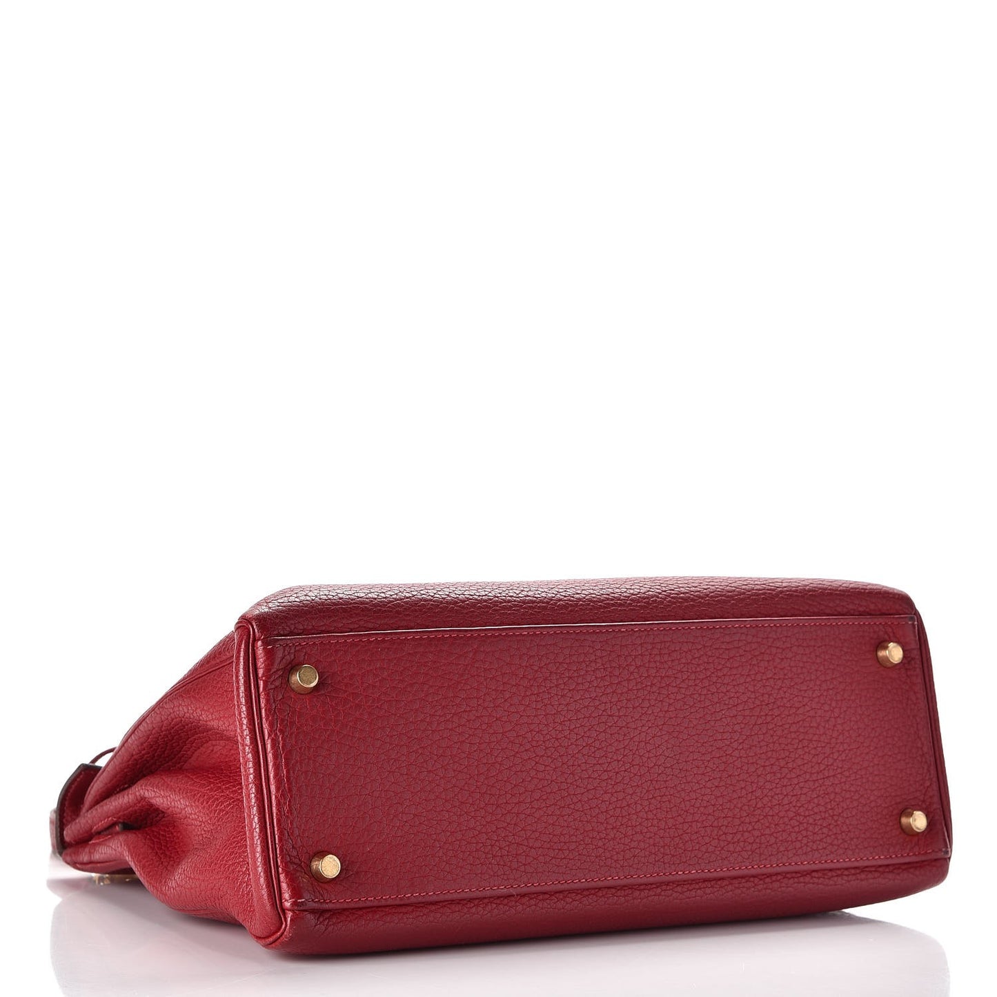 Taurillon Clemence Retourne Kelly 32 Rouge Garance