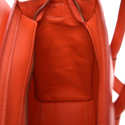 Celine Smooth Calfskin Nano Luggage Fluo Orange 7 of 15