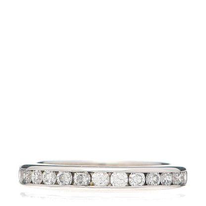 Tiffany Platinum Diamond 1.00ctw Eternity Band Ring 53 6.5 1 of 5