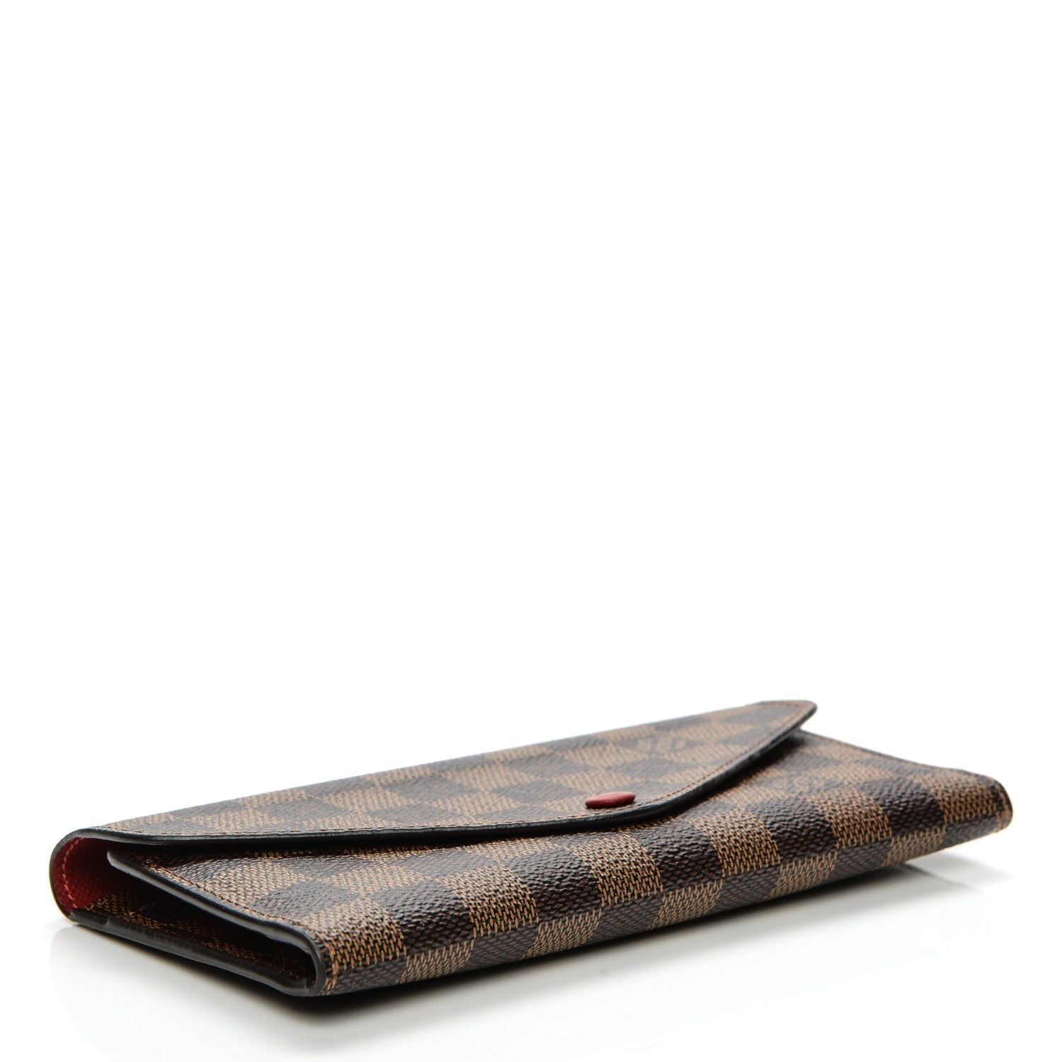 Louis Vuitton Damier Ebene Josephine Wallet Red 4 of 8