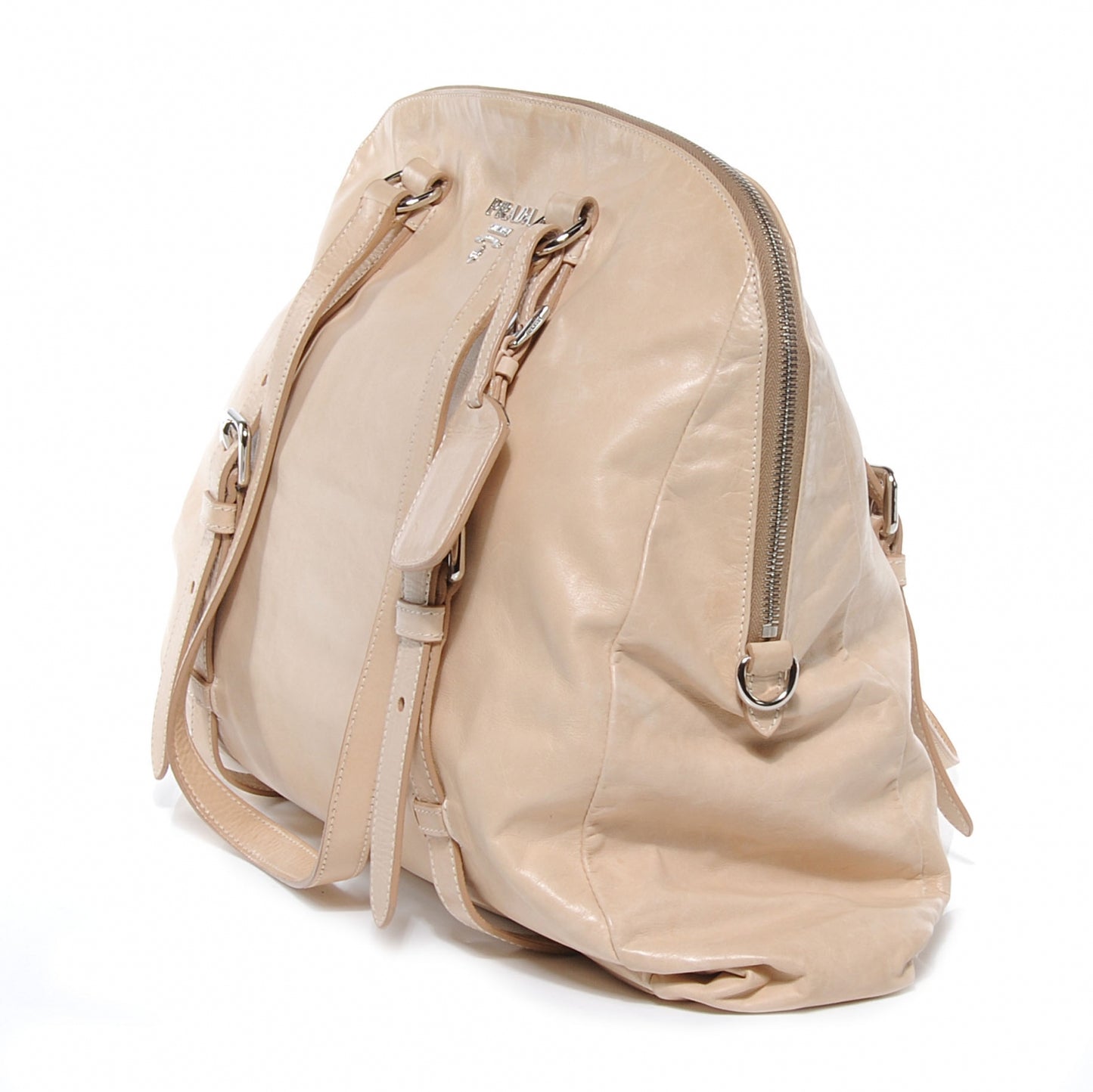 Leather New Look Tote Beige