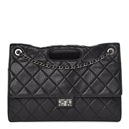 Chanel Washed Lambskin Maxi Take Away Flap Bag Black 1 of 20