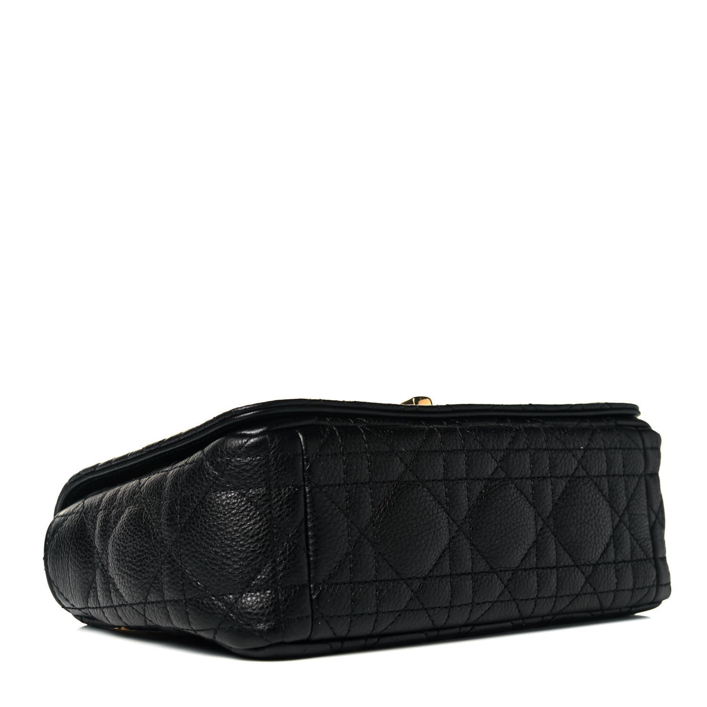 Calfskin Cannage Small Caro Bag Black