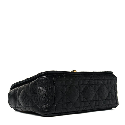 Christian Dior Calfskin Cannage Small Caro Bag Black 2 of 5