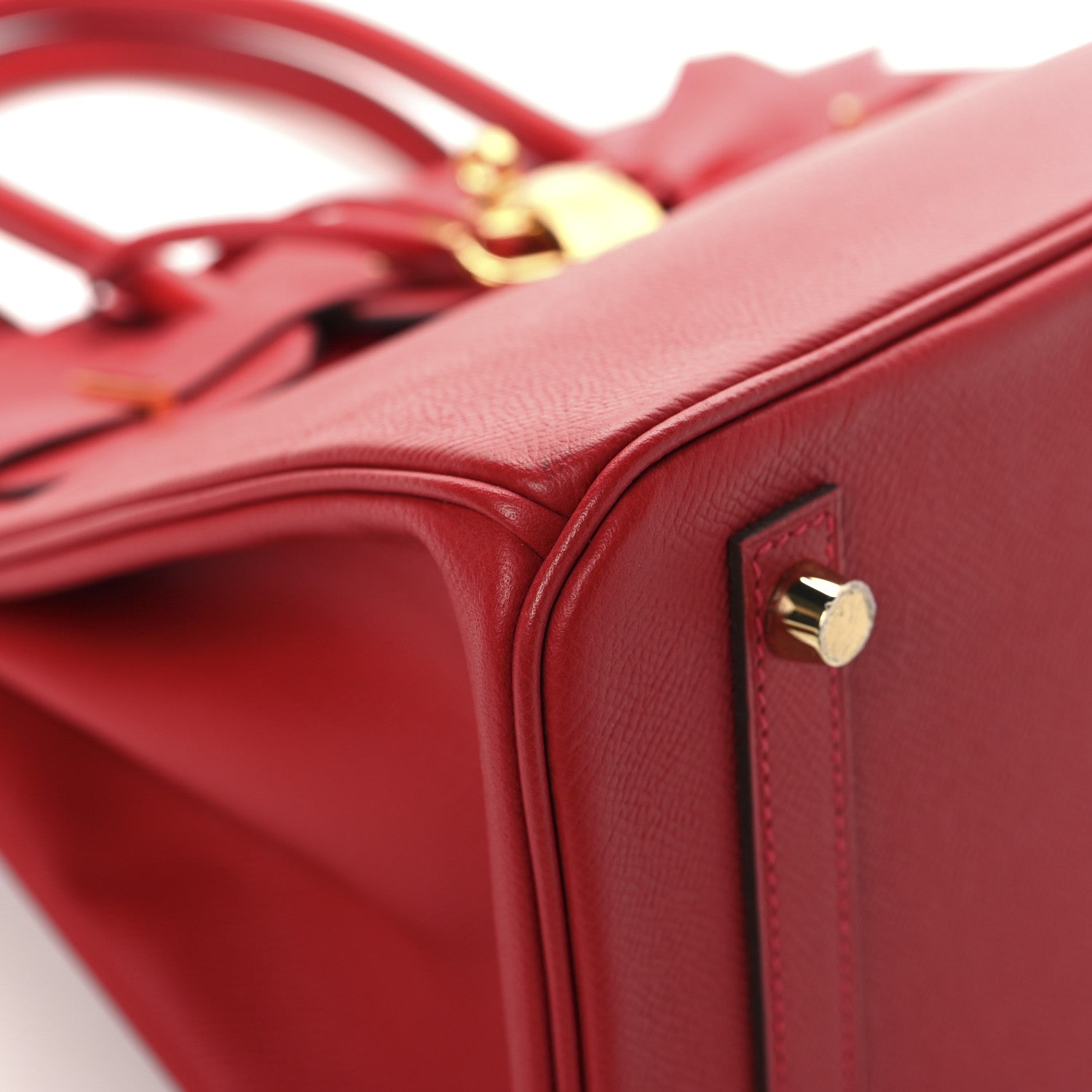 Hermes Epsom BIRKIN 30 Rouge Casaque 9 of 14