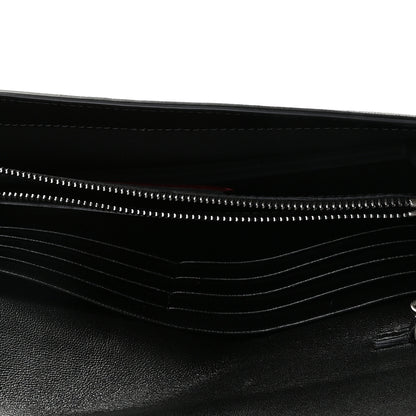 Valentino Garavani Calfksin Vlogo Wallet On Chain Grey 6 of 10
