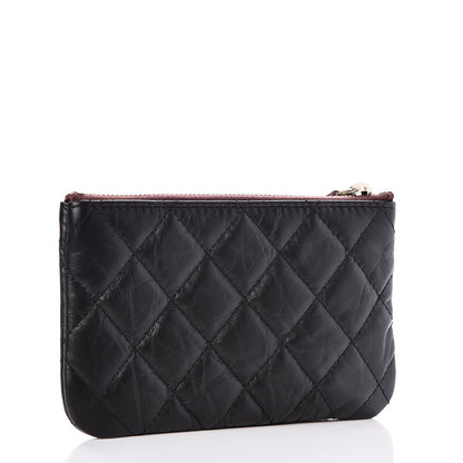 Chanel Aged Calfskin Quilted Small Reissue Cosmetic Case Black 3 of 8