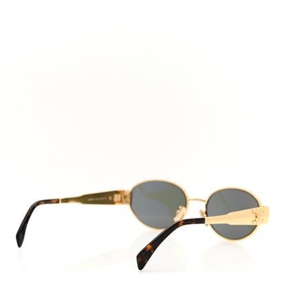 Celine Metal Triomphe 01 Sunglasses CL40235U Gold Green 4 of 8