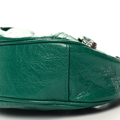 Balenciaga Agneau Arena Le Cagole Shoulder Bag XS Jade 11 of 11