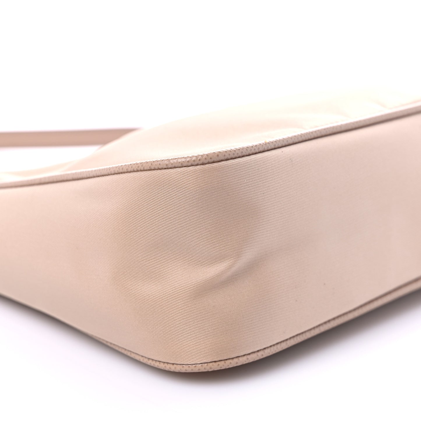 Re-Nylon Saffiano Mini Re-Edition 2005 Bag Cammeo