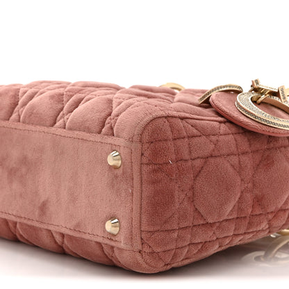 Christian Dior Velvet Mini Lady Dior Pink 10 of 10