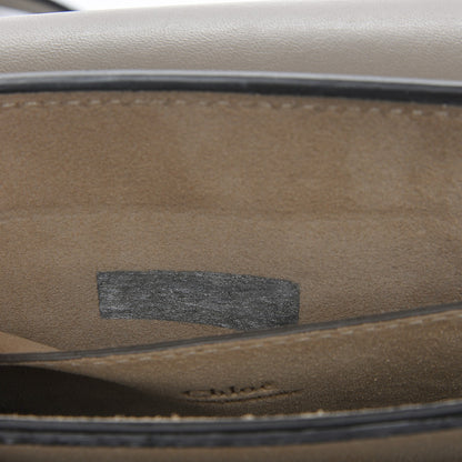 Chloe Suede Calfskin Small Faye Shoulder Bag Motty Grey 7 of 7