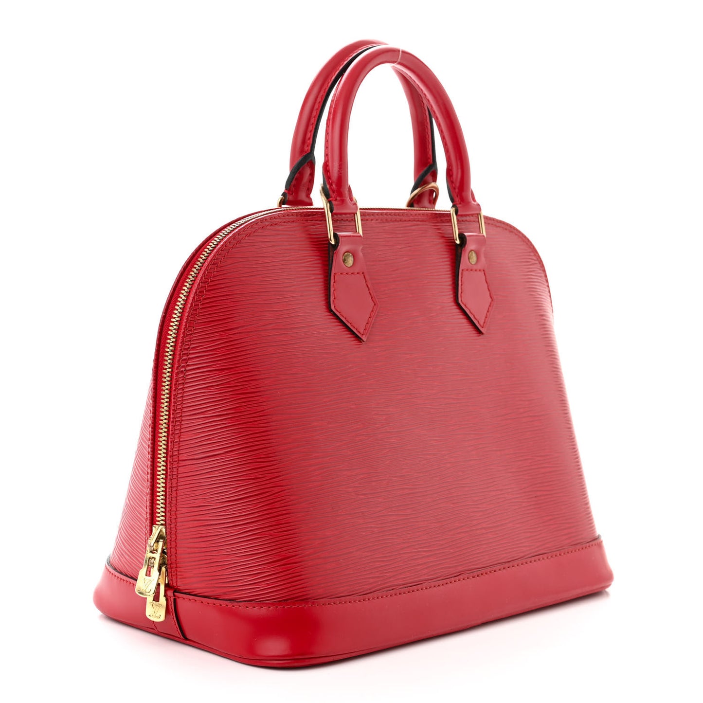 LOUIS VUITTON Epi Alma PM Castillan Red