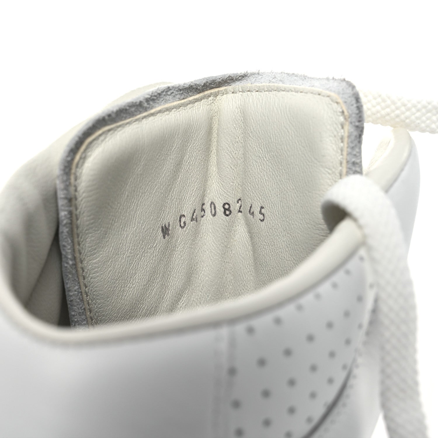 Chanel Calfskin CC High Top Sneaker 45 White 10 of 11