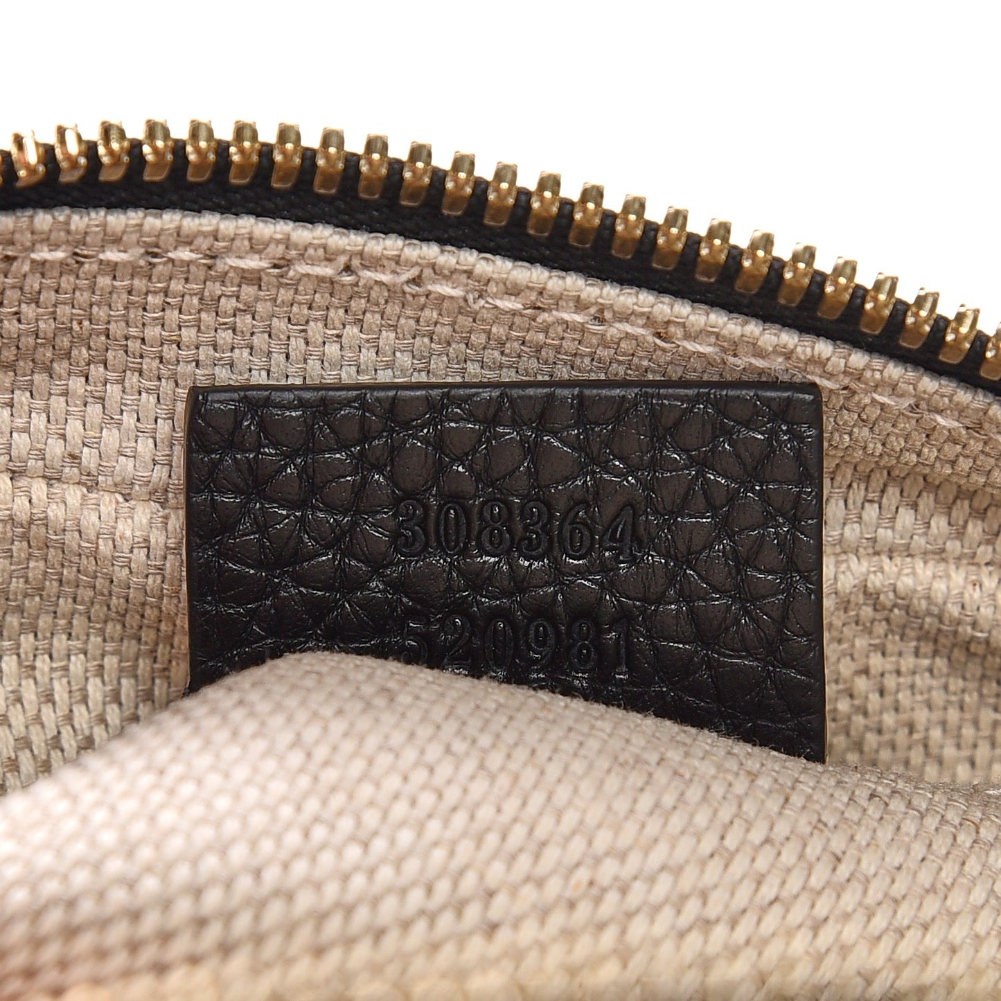 Pebbled Calfskin Small Soho Disco Bag Black