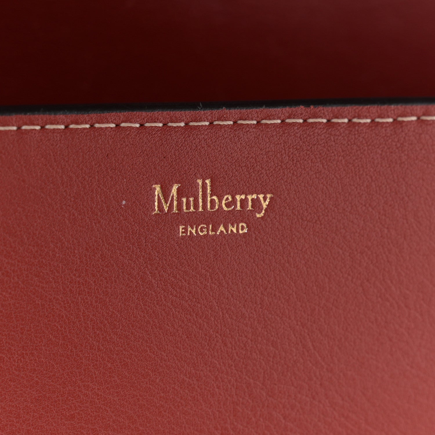 Mulberry Calfskin Darley Satchel Rust 6 of 15