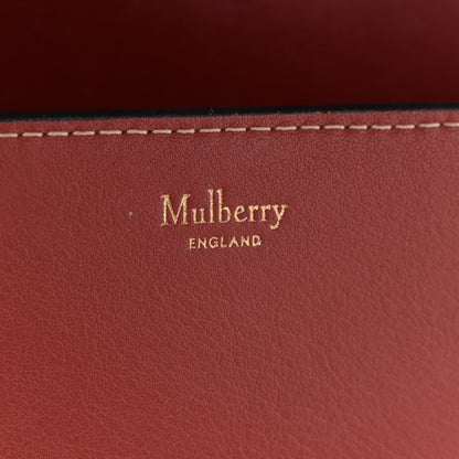 Mulberry Calfskin Darley Satchel Rust 6 of 15