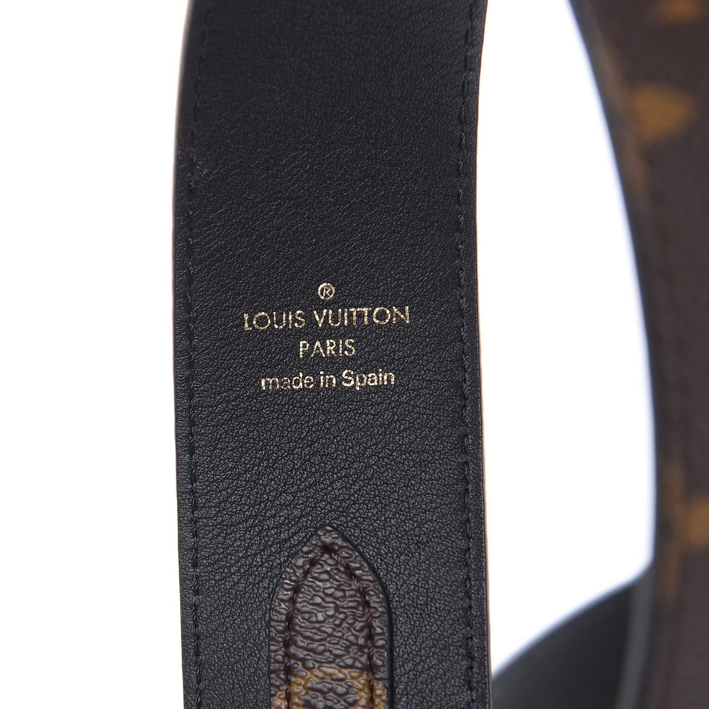 Monogram Bandouliere Shoulder Strap Black