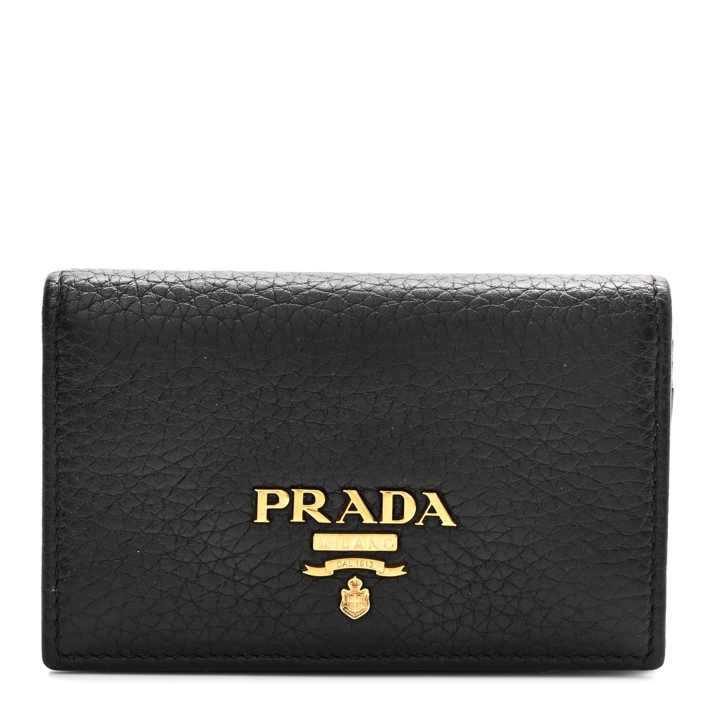 Vitello Grain Move Card Holder Black