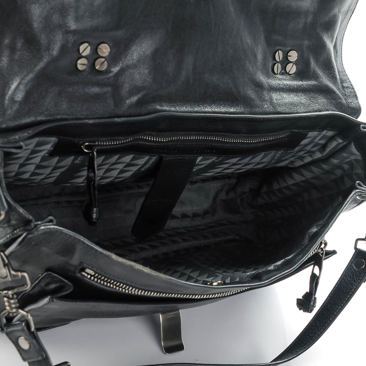 Lambskin Medium PS1 Satchel Black