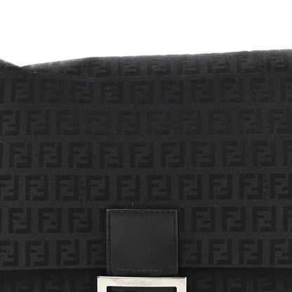 Fendi Zucchino Mama Baguette Black 8 of 10