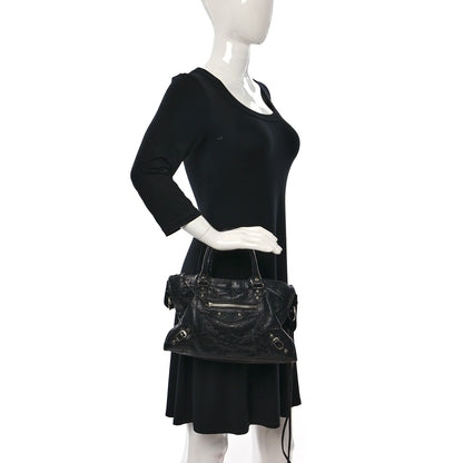 Balenciaga Agneau Classic Silver Hardware S City Black 2 of 14