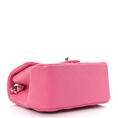 Chanel Lambskin Quilted Mini Square Flap Pink 4 of 9