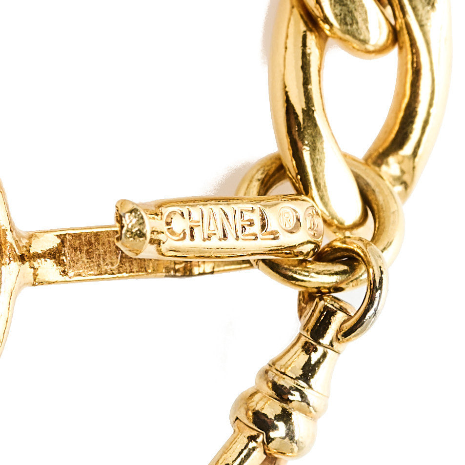 CC Medallion Chain Belt Gold