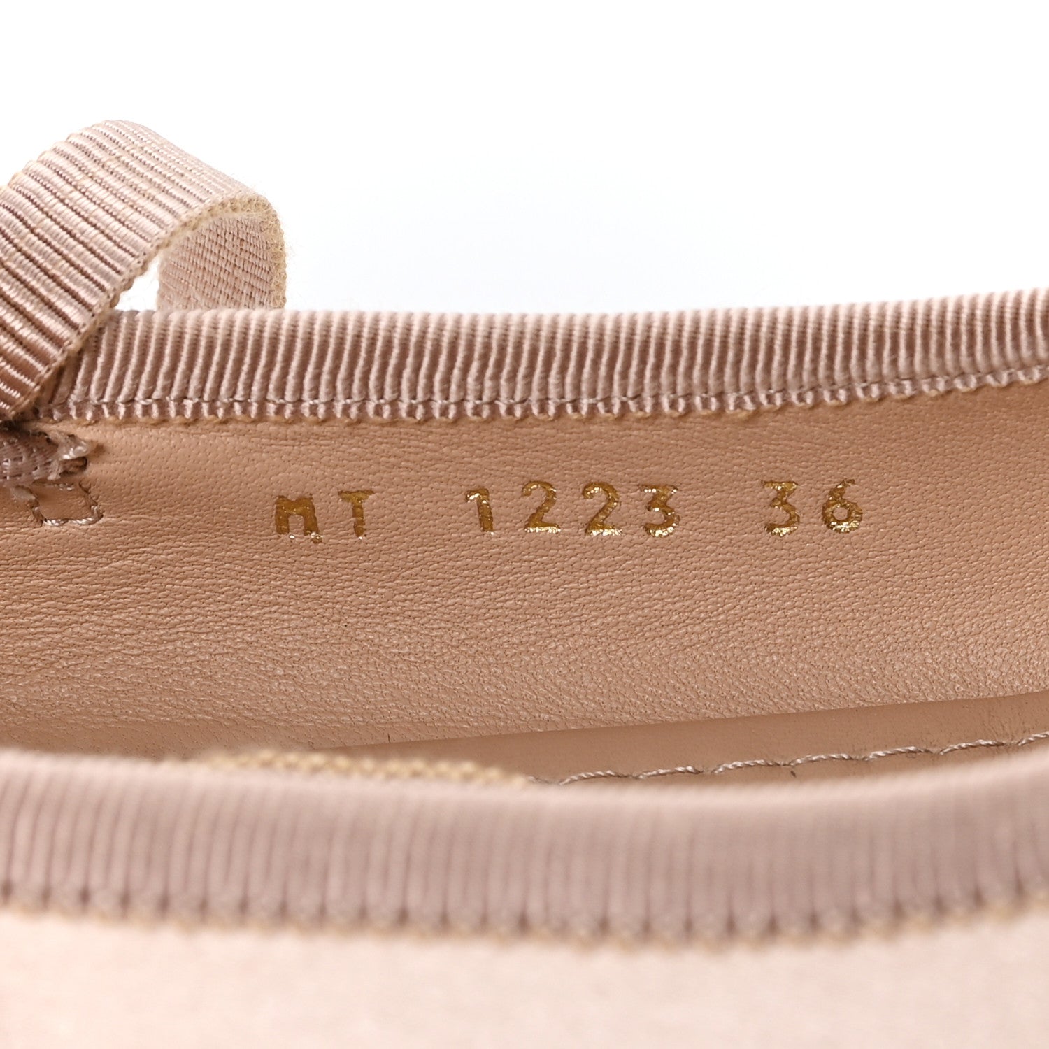 Christian Dior Satin Grosgrain D-Joy Ballet Flats 36 Beige Rose 8 of 11
