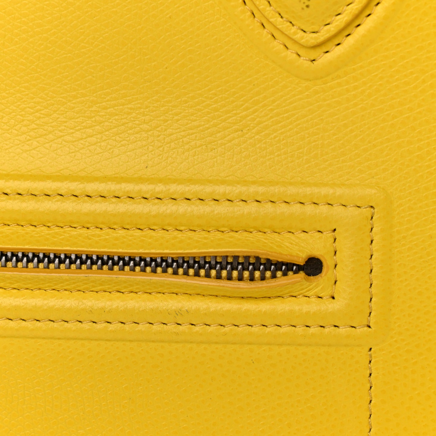 Grained Calfskin Medium Phantom Luggage Yellow