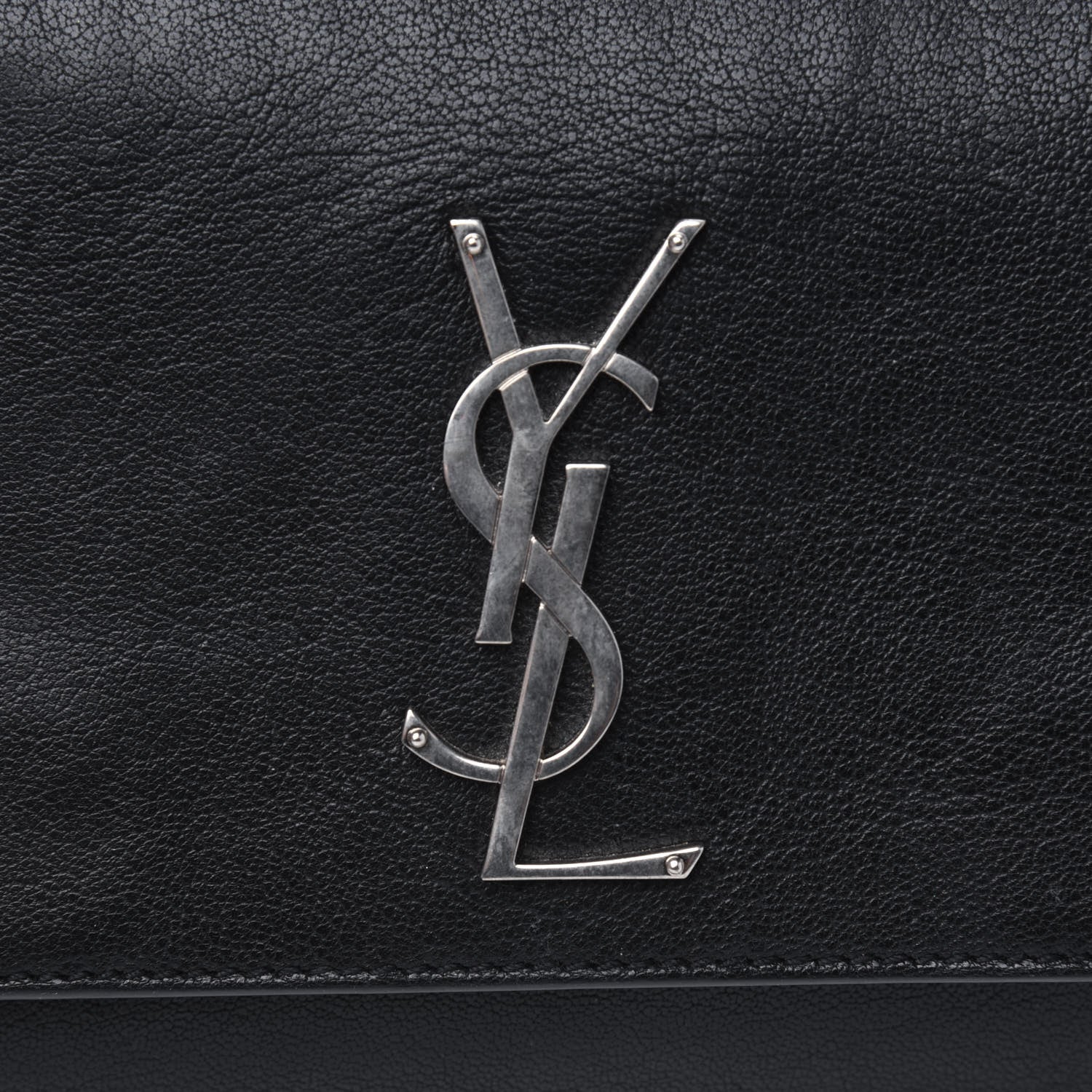 Saint Laurent Calfskin Small Monogram Sunset Black 18 of 18