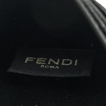 Fendi Ostrich Vitello Card Holder Blueberry Black 6 of 7