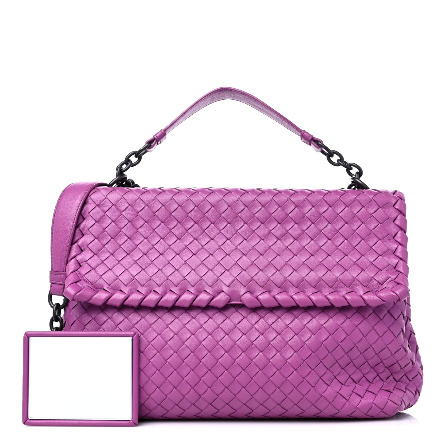 Nappa Intrecciato Medium Olimpia Bag Peony