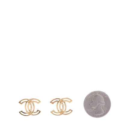 Chanel Metal Obazine CC Earrings Gold 2 of 5