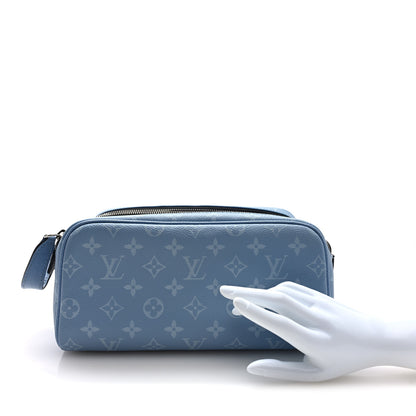 Louis Vuitton Taigarama Dopp Kit Toilet Pouch Sky Blue 2 of 6