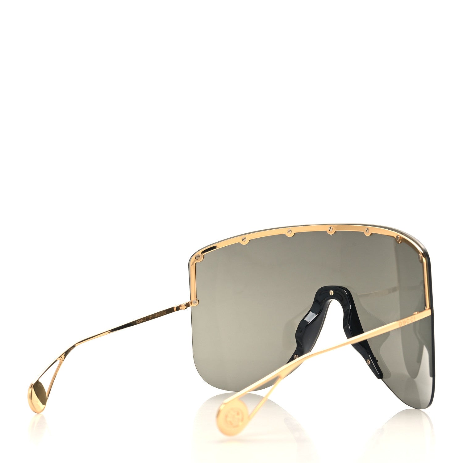 Gucci Star Studded Shield Sunglasses GG1244S Black 4 of 7